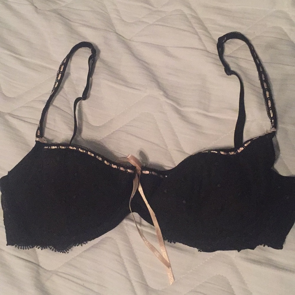 NEW! Black/Pink Lingerie Bra